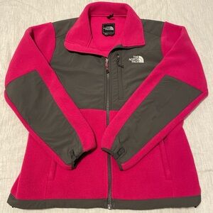 The North Face Denali Pink & Gray Jacket